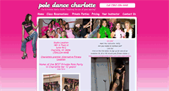 Desktop Screenshot of poledancecharlotte.com